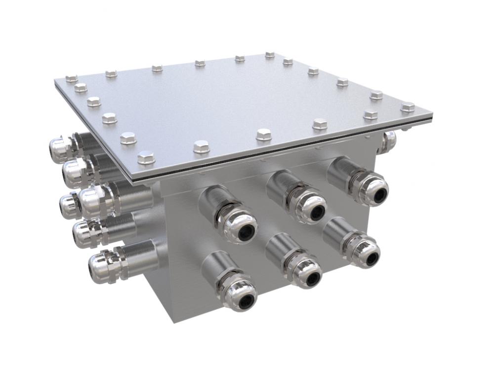 Подводная распределительная коробка 18х(11-6мм), нержавеющая сталь