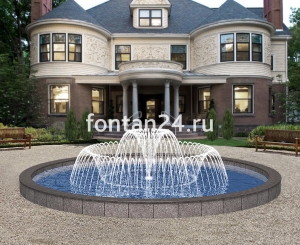 Уличный фонтан "Солнечный шатер" ø=6,5 м