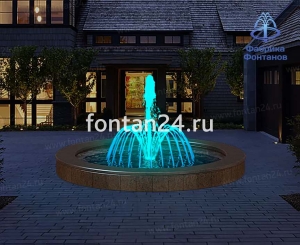 Фонтан для города "Вулкан средний" ø=3 м