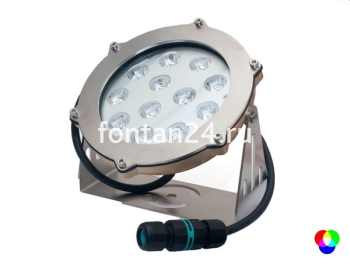 Ocean LED 12 диодов, 10°, 36Вт, 24V.DC-RGB